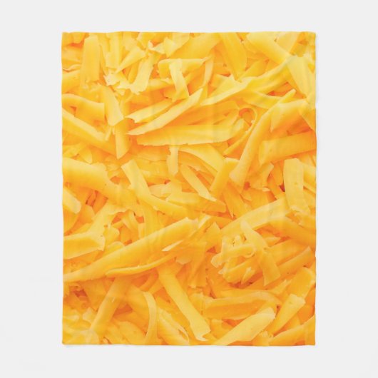 geriebener Cheddar-Käse Fleecedecke (Vorderseite)