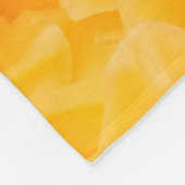 geriebener Cheddar-Käse Fleecedecke (Ecke)