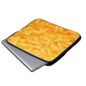 geriebener Cheddar-Käse Laptopschutzhülle (Vorne Knopf)