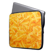 geriebener Cheddar-Käse Laptopschutzhülle (Vorderseite Links)