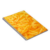 geriebener Cheddar-Käse Notizblock (Rechte Seite)