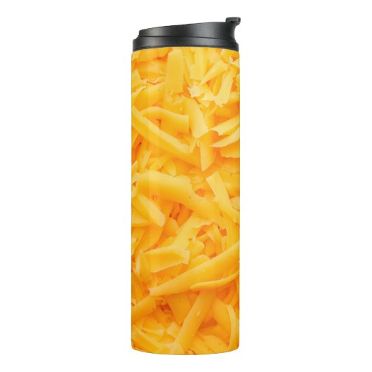 geriebener Cheddar-Käse Thermosbecher (Nach links gedreht)