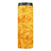 geriebener Cheddar-Käse Thermosbecher (Rückseite)