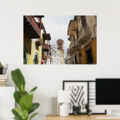 Geringe Aussicht auf die Apartments entlang der St Poster (Heimbüro)