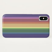 Geringe Regenbogenstreifen Case-Mate iPhone Hülle (Rückseite (Horizontal))