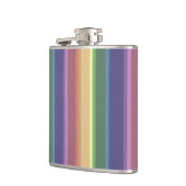 Geringe Regenbogenstreifen Flachmann (Links)