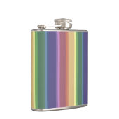 Geringe Regenbogenstreifen Flachmann (Rechts)