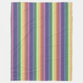 Geringe Regenbogenstreifen Fleecedecke (Vorderseite)