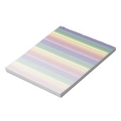 Geringe Regenbogenstreifen Notizblock (Rotiert)