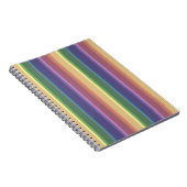 Geringe Regenbogenstreifen Notizblock (Rechte Seite)