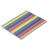 Geringe Regenbogenstreifen Notizblock (Linke Seite)