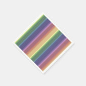 Geringe Regenbogenstreifen Serviette (Ecke)