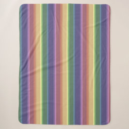 Geringe Regenbogenstreifen Sherpadecke