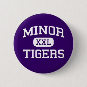 Geringe - Tiger - Highschool - Adamsville Alabama Button