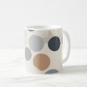 Geringe und minimalistisch inspirierte Mustergesta Kaffeetasse (VorderseiteRechts)