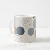 Geringe und minimalistisch inspirierte Mustergesta Kaffeetasse (Vorderseite Links)