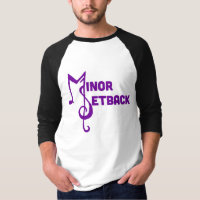 Geringer Rückschlag-Baseball-T-Shirt