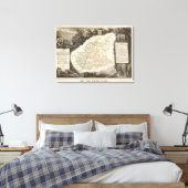 Geringere Alpen Leinwanddruck (Insitu (Schlafzimmer))