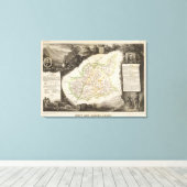 Geringere Alpen Leinwanddruck (Insitu (Holzboden))