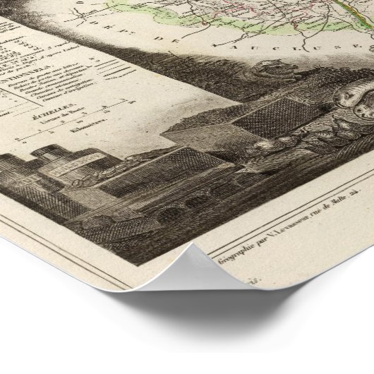 Geringere Alpen Poster (Ecke)