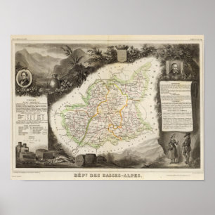 Geringere Alpen Poster