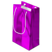 Geringere Lila Farbe Kleine Geschenktüte (Rückseite Schrägansicht)