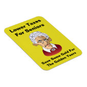 Geringere Steuern für Senioren Magnet (Rechte Seite)