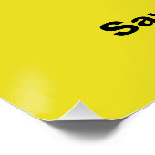 Geringere Steuern für Senioren Poster (Ecke)