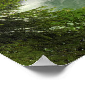 Geringere Wasserfälle, Johnston Canyon Poster (Ecke)