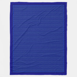 Geringes Filigret über Cobalt Blue Fleece Blanket