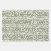 Geringes geometrisches Muster Geschenkpapier Set (Vorderseite 2)