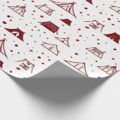 Geringes minimales Testdesign Geschenkpapier (Ecke)