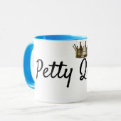 Geringfügige Königin-Tasse Tasse (Vorderseite Links)