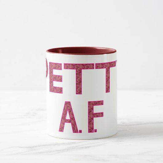 GERINGFÜGIGES A.F. Mug Tasse (Zentrum)