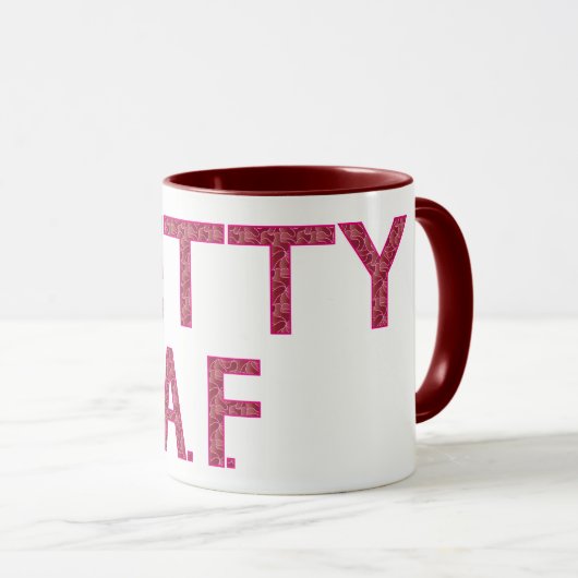 GERINGFÜGIGES A.F. Mug Tasse (VorderseiteRechts)