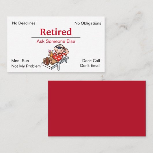 Geringschätzung der Rentabilitätsschwelle Visitenkarte (Vorne/Hinten)