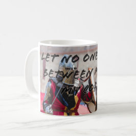 gerissen kaffeetasse