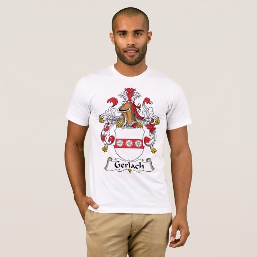 Gerlach Familienwappen T-Shirt (Vorne ganz)