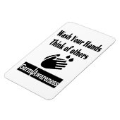 Germ Awareness 4"x6" Foto Magnet (Linke Seite)