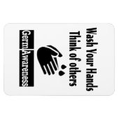 Germ Awareness 4"x6" Foto Magnet (Horizontal)