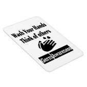 Germ Awareness 4"x6" Foto Magnet (Rechte Seite)