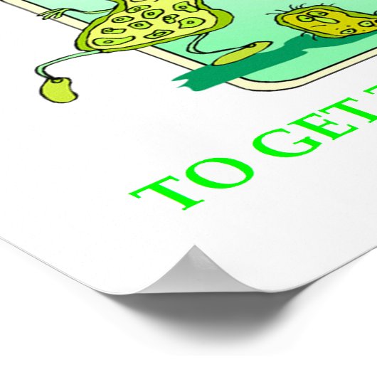 GERM BIOLOGY RESEARCH JOKE POSTER (Ecke)