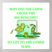 GERM BIOLOGY RESEARCH JOKE POSTER (Vorne)