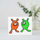 Germ Buddies Postkarte (Stehend Vorderseite)