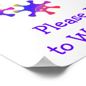 Germ Busters - Wasch dir die Hände! Badesachen Poster (Ecke)