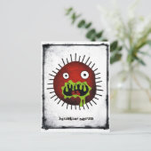 Germ lunatik! Postkarte (Stehend Vorderseite)