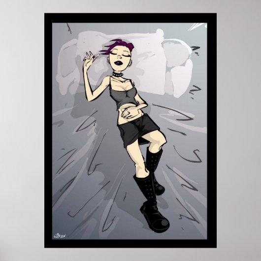 Germaine (Classic Illustration) Poster (Vorne)