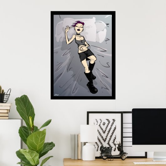 Germaine (Classic Illustration) Poster (Heimbüro)