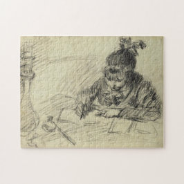 Germaine Hoschedé Schriftstellerin Monet Fine Art Puzzle