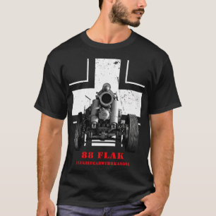 German 88 Flak Gun WWII Klassiker T-Shirt